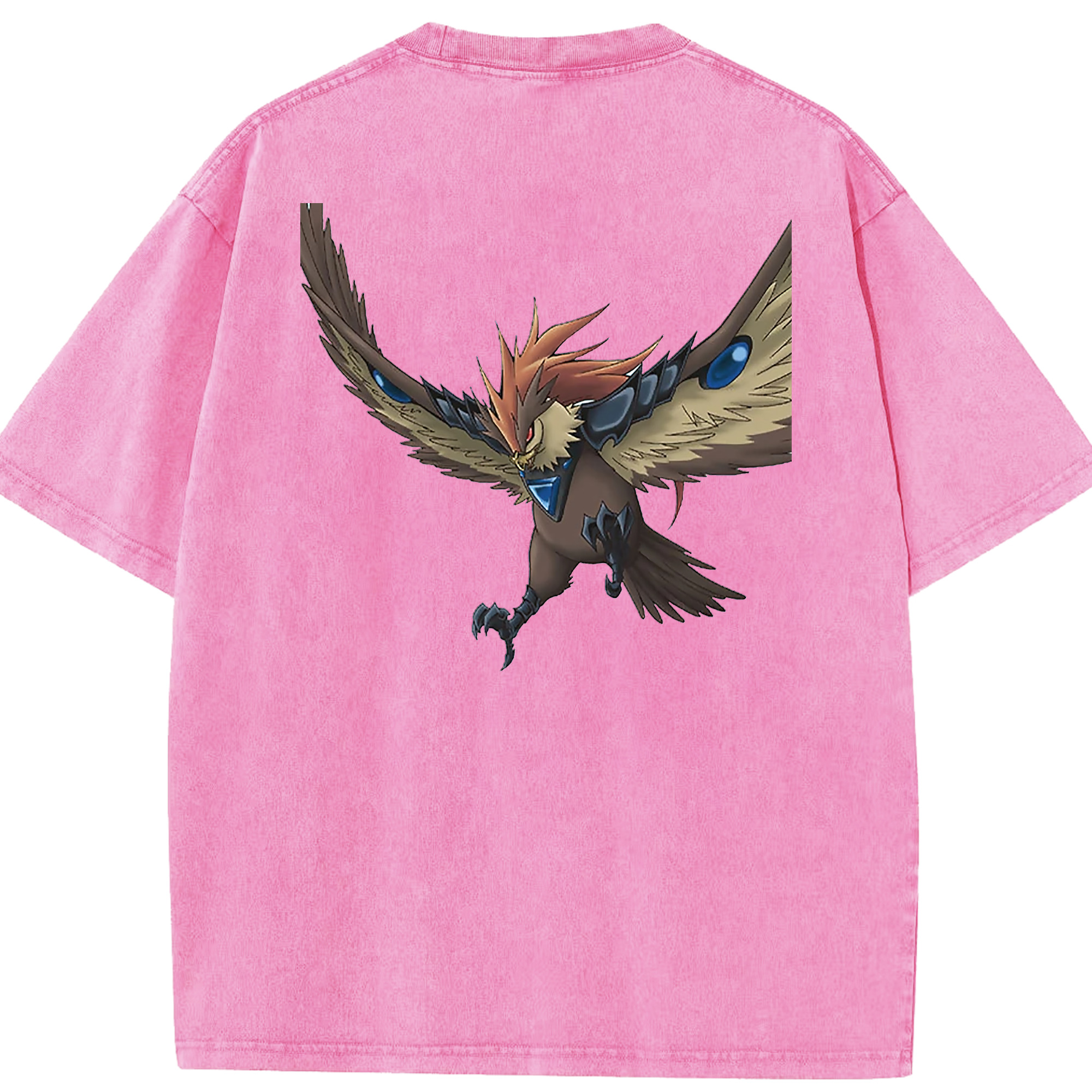 （画像用） 遊☆戯☆王 Yu-Gi-Oh! 綿100% ヴィンテージ風 半袖Tシャツ（背面プリント）